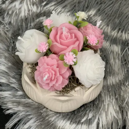 Flor de loto con velas's photo #1