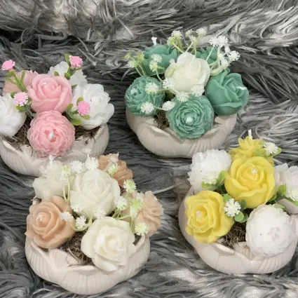 Flor de loto con velas's photo #3