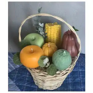 Cesta con fruta miniatura 3